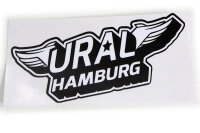Aufkleber Ural-Hamburg. Flügel.