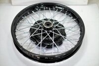 Rad, Ural, Radelli Felge schwarz, Nabe ausgedreht Halbnabe