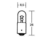 Glühbirne 12V/4W.