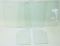 Satz Türscheiben Glas Wolga M21 Neu.