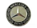 Emblem Motorhaube Mercedes G-Klasse W460 W461 W463 Stern Logo Blau Neu 